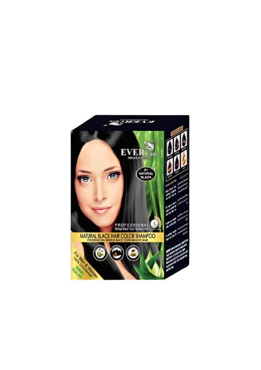 Evercare Hair Color Shampoo - Natural Black
