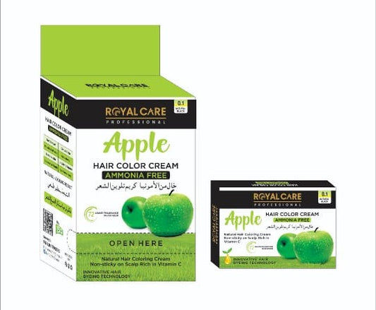 Royal Care Apple Hair Color Cream - Natural Black